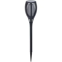 Pro Garden Fakkel - Solar Tuinverlichting - Zwart - 26 Cm