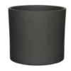 Mica Decorations Bloempot - Donkergrijs - Mat - Keramiek - 23 X 21 Cm