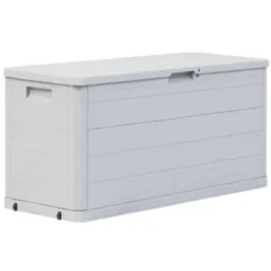 VidaXL Tuinbox 280 L Lichtgrijs