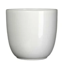 Mica Decorations Plantenpot - Wit - Keramiek - 17 X 16 Cm