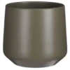 Mica Decorations Bloempot - Donkergroen - Mat - Keramiek - 23 X 21 Cm