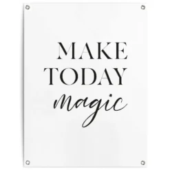 Tuinposter Een Magische Dag 80x60 Cm Zwart-Wit