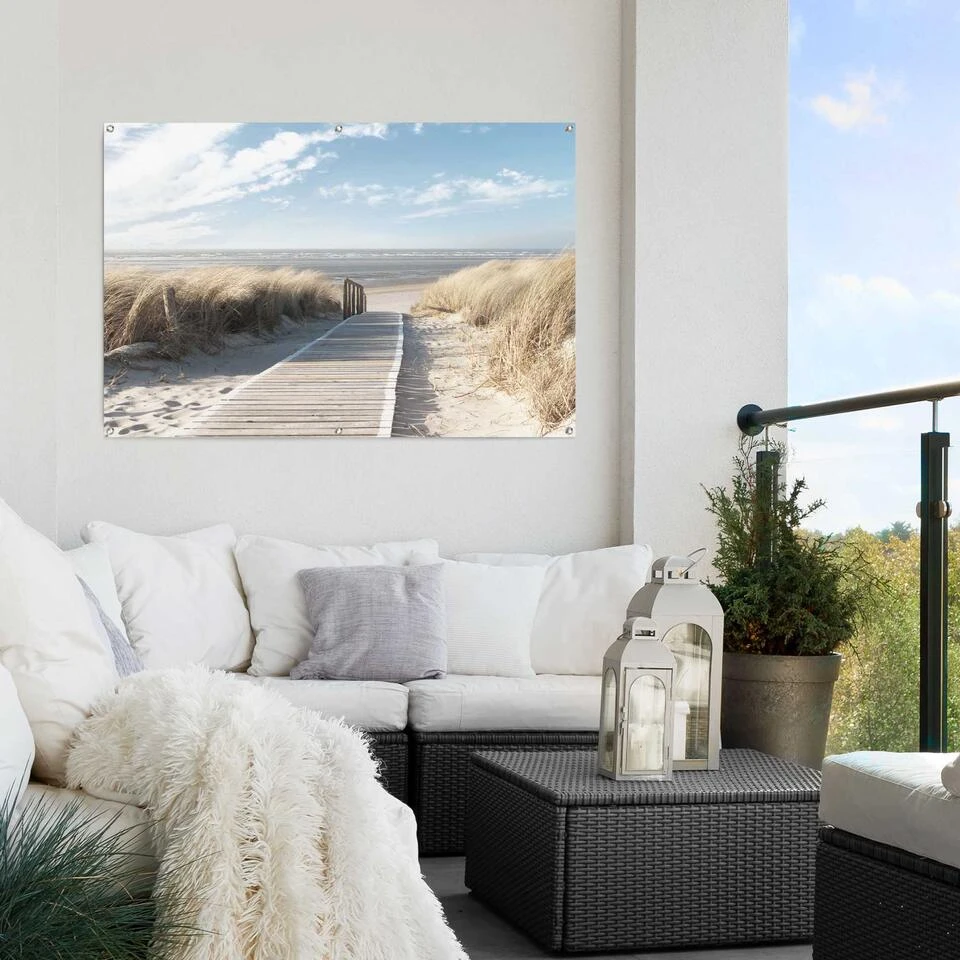 Tuinposter Duinen 80x120 Cm Beige - Afbeelding 2