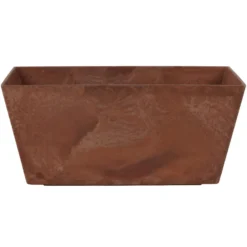 Steege Plantenbak - Gerecycled Kunststof - Terra Bruin - 37 X 17 Cm