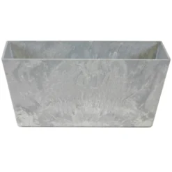 Steege Plantenbak - Gerecycled Kunststof - Steengrijs - 37 X 17 Cm