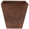 Steege Plantenbak - Vierkant - Gerecycled Kunststof - Bruin - 35 Cm