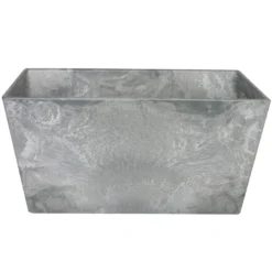 Steege Plantenbak - Gerecycled Kunststof - Grijs - 30 X 14 Cm
