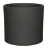 Mica Decorations Bloempot - Donkergrijs - Mat - Keramiek - 28 X 26 Cm