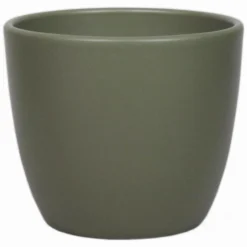Floran Plantenpot - Groen - Mat - Keramiek - 19 X 17 Cm