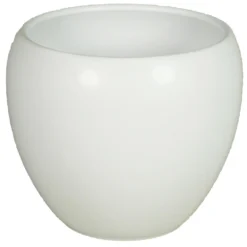 Floran Plantenpot - Wit - Mat - Keramiek - 14 X 11 Cm