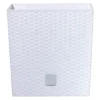 Prosperplast Plantenbak Rato - Wit - Rotan - Kunststof - 22 Cm