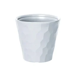 Prosperplast Bloempot Rocka - Wit - Buiten - Kunststof - 27 L - 40 Cm