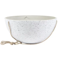 Ter Steege Plantenpot - Hangend - Wit - Kunststof - 25 X 12 Cm