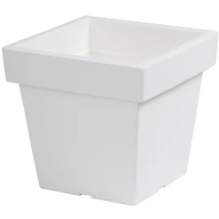 Prosperplast Plantenbak - Wit - Vierkant - 20 Cm