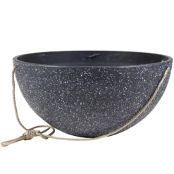 Ter Steege Plantenpot - Hangend - Zwart - Kunststof - 35 X 17 Cm