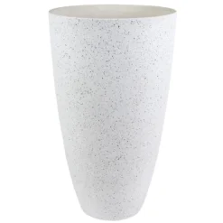 Ter Steege Plantenpot - Wit - Kunststof En Steenpoeder - 29 X 50 Cm