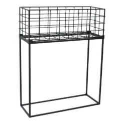 LOFT42 Atlanta Plantentafel - Zwart - Metaal