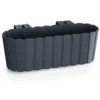 Prosperplast Plantenbak - Voor Balkon - Met Haak - Antraciet - 38 Cm