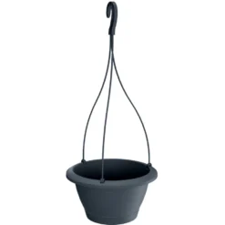 Prosperplast Bloempot - Antraciet - Kunststof - Hangpot - 23 Cm
