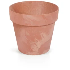 Prosperplast Bloempot - Betonlook - Terracotta - Kunststof - 30 Cm