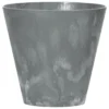 Prosperplast Bloempot - Betonlook - Lichtgrijs - Kunststof - 40 Cm