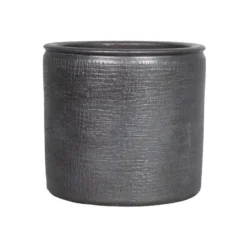 Floran Bloempot - Zwart - Keramiek - 29 X 29 X H27 Cm