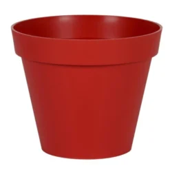 EDA Bloempot - Toscane - Rood - Kunststof - D30 X H26 Cm - 10 Liter