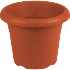 Hega Hogar Bloempot - Terracotta - Kunststof - Rond - 35 Cm