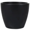 Steege Bloempot - Zwart - Scandinavische Look - Keramiek - 18 X 16 Cm