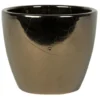 Steege Bloempot - Goud - Scandinavische Look - Keramiek - 18 X 16 Cm