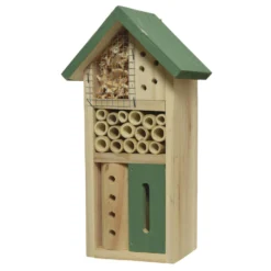 Decoris Insectenhotel - Groen - Vurenhout - 26 Cm