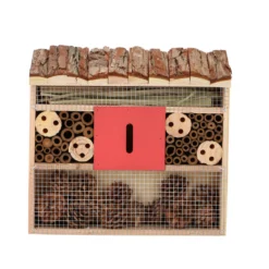 Lifetime Garden Insectenhotel - Bruin/rood - Hout - 30 Cm