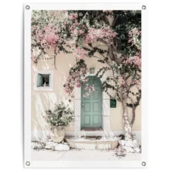 Tuinposter Griekenland 80x60 Cm Beige