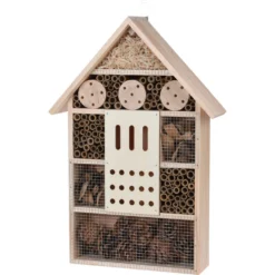 Merkloos Insectenhotel - Vlinderhuis - Hout - 51 X 35 X 10 Cm