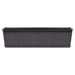 Prosperplast Plantenbak - Rotan - Rechthoek - Bruin - 50 X 17 X 15 Cm