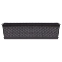 Prosperplast Plantenbak - Rotan - Rechthoek - Bruin - 40 X 17 X 15 Cm