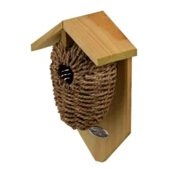 ESSCHERT DESIGN Decoris Vogelhuisje - Zeegras - Nestbuidel - 26 Cm