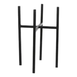 Mica Decorations Ascot Plantenstandaard L20,5 X B20,5 X H35 Cm Zwart