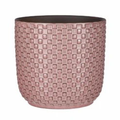 Mica Decorations Plantenpot - Keramiek - Roze - 17 X H16 Cm