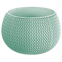 Prosperplast Plantenpot/bloempot - Kunststof - Mintgroen - D24 X H16 Cm