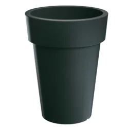 Prosperplast Bloempot - Kunststof - Antraciet - D20 X H26 Cm