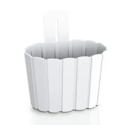 Prosperplast Plantenpot - Parel Wit - Ophang - Kunststof - D20xH15 Cm