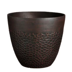 Mica Decorations Bravo Bloempot - H40 X Ø45 Cm - Bruin