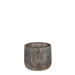 Mica Decorations Boris Bloempot - H16 X Ø19 Cm - Donkerbruin
