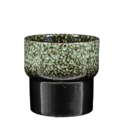 Mica Decorations Obidos Bloempot - H20 X Ø22 Cm - Donkergroen