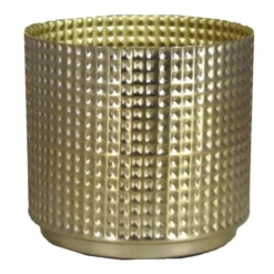 Floran Plantenpot Kavala - Goudkleurig - D17 X H17 Cm - Voor Binnen