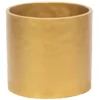 Mega Collections Plantenpot - Keramiek - Goud - D14 Cm