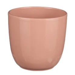 MIca Decorations Planten/bloempot Tusca - Lichtroze - D13.5/H13 Cm
