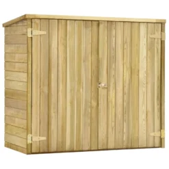 VidaXL Tuinschuur 135x60x123 Cm Geïmpregneerd Grenenhout