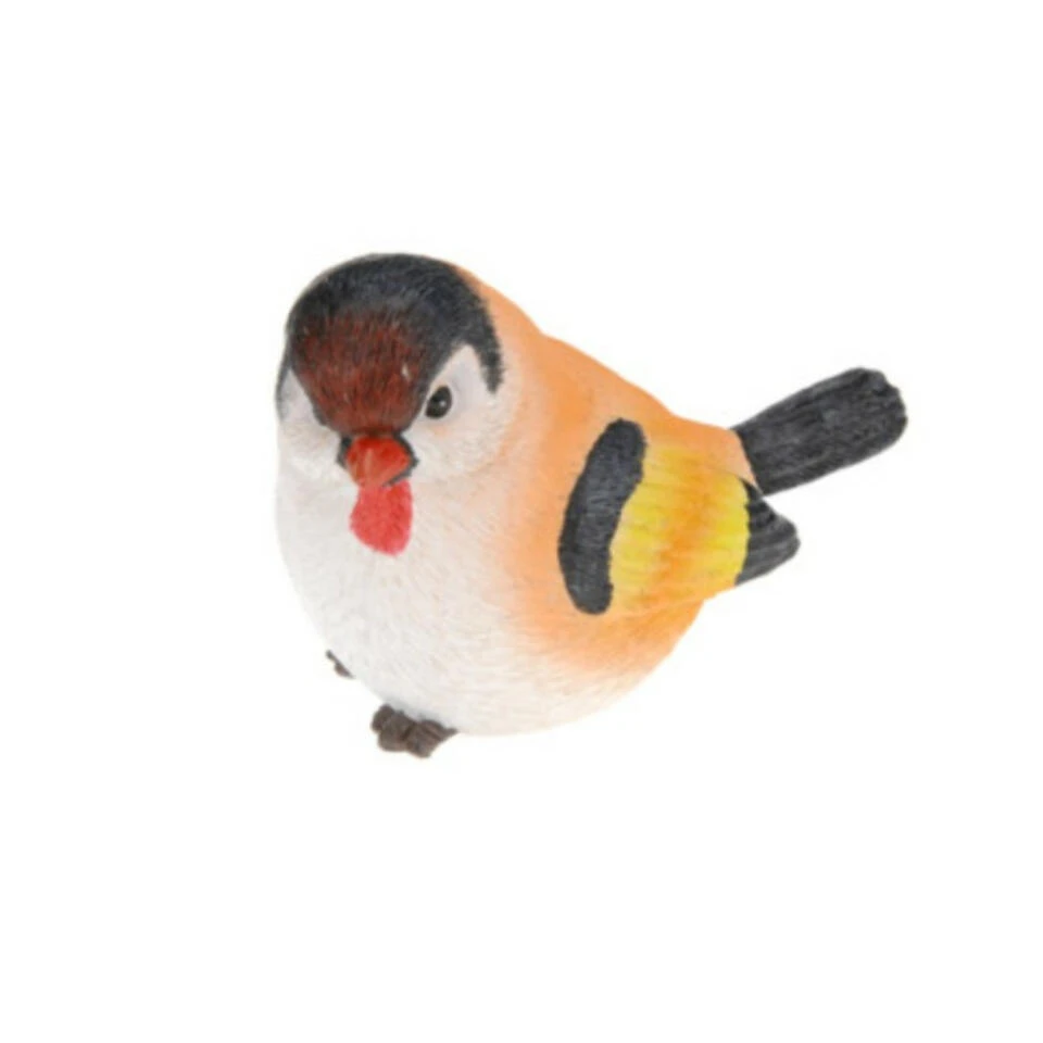 Merkloos Decoratie Tuinbeeld Vogeltje - Putter - Polystone - 13 Cm - Afbeelding 2